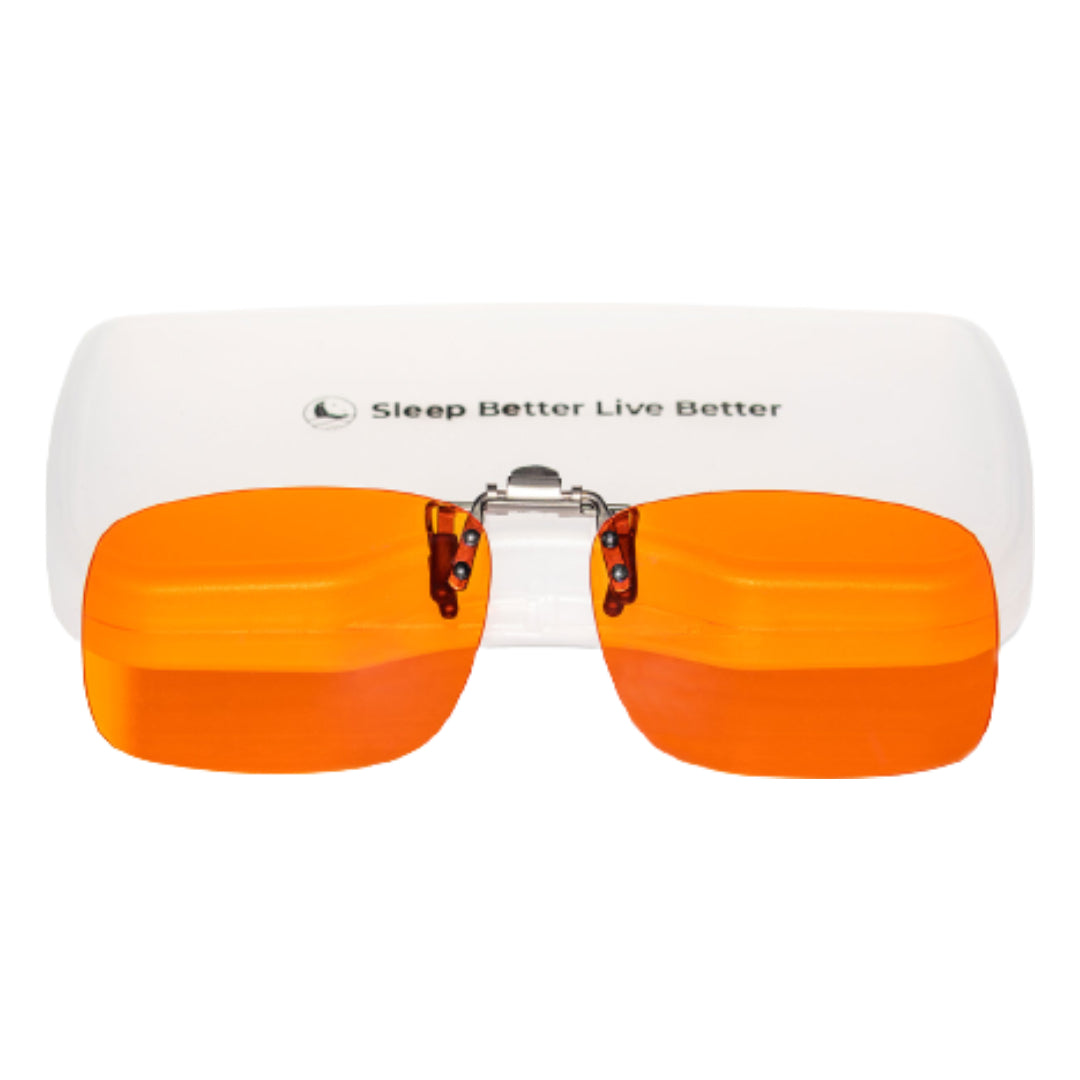 Clip-on Night Time Blue Light Blocking Glasses