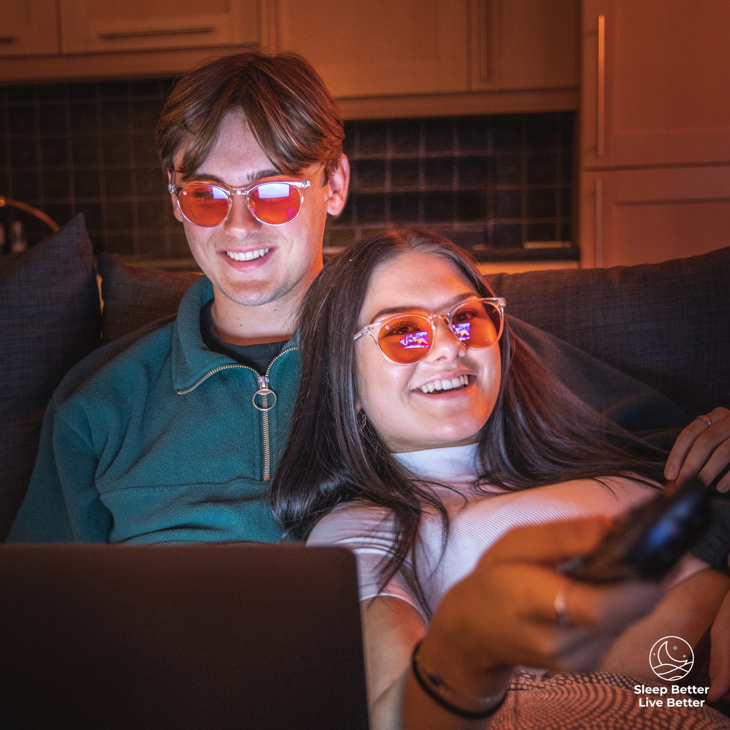 Transparent Frame Night Time Blue Light Blocking Glasses