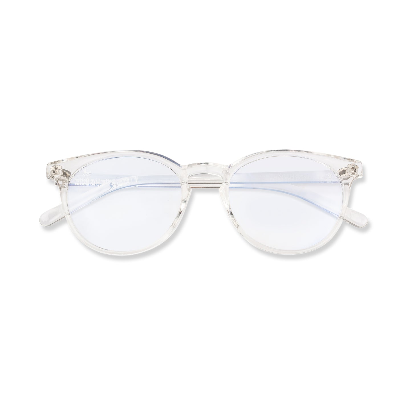 Transparent Frame Daytime Blue Light Blocking Glasses